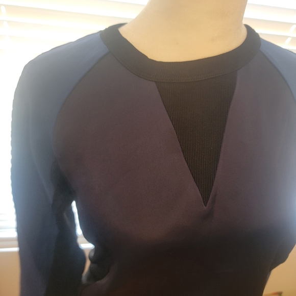 Rag & Bone Neoprene Colorblock Longsleeve Pullover - Picture 4 of 14